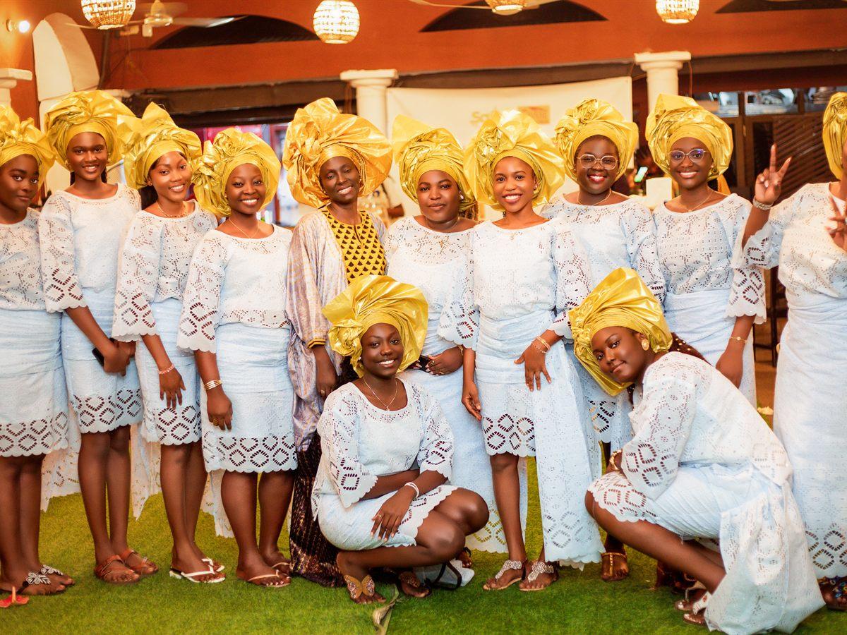 L'équipe Jua Prestige à l'événement Safa Concept Store à Cotonou